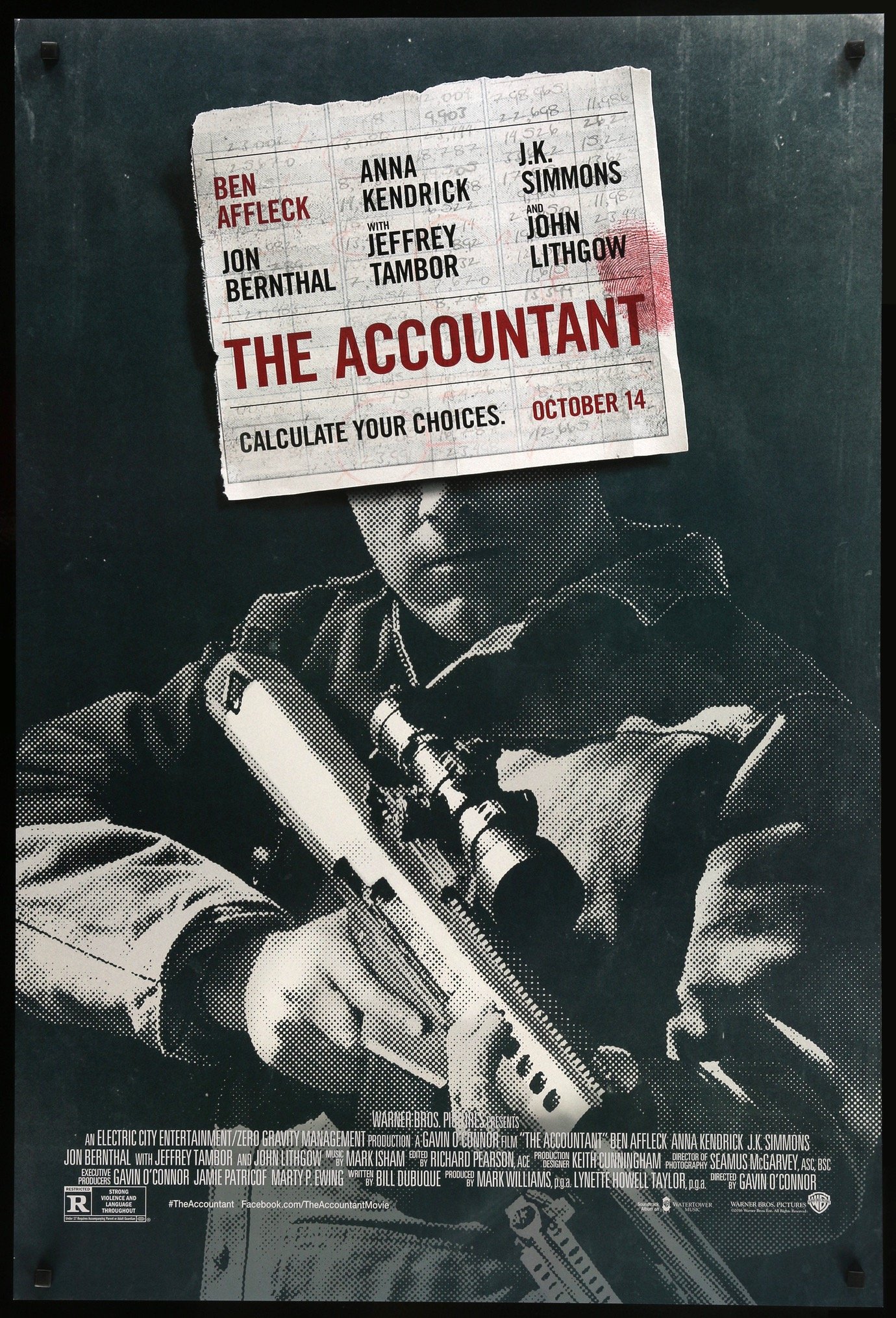 Advance Screening THE ACCOUNTANT CTVA 102   Accountant 2016 Advance Original Film Art 2000x 